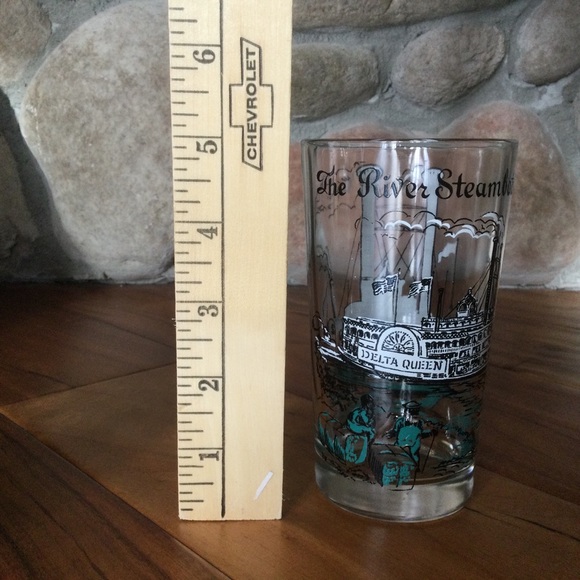 Vintage Hazel Atlas Transportation Glasses Set of 2 - Picture 4 of 4